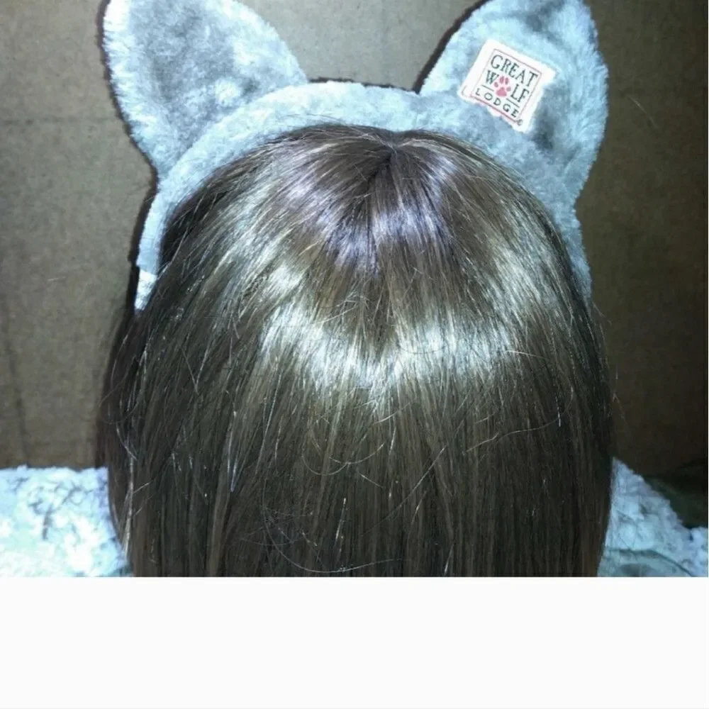 Ears furry Halloween outfit accessory costume tan Headband